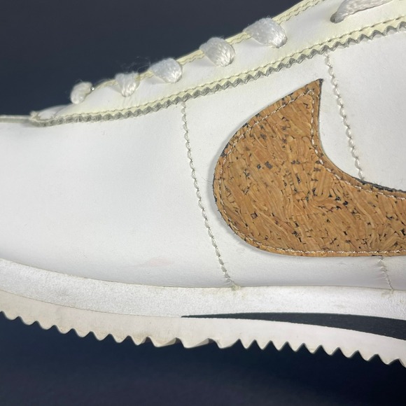 Nike Cortez '72 White Leather Cork Accent Sneakers Men's 11 Shoes - Picture 7 of 11